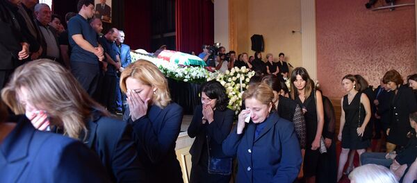 Началась церемония прощания с Геннадием Гагулия Началась церемония прощания с Геннадием Гагулия - Sputnik Аҧсны