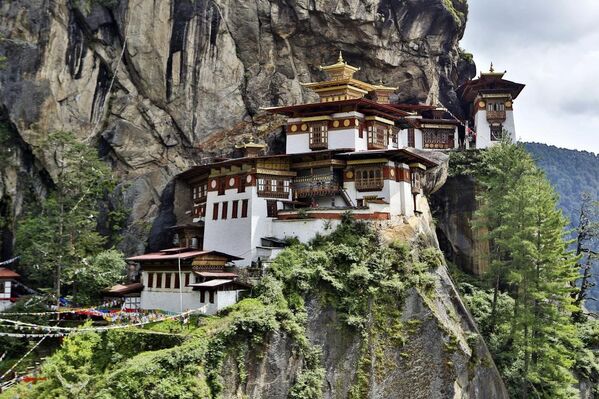 Монастырь Гнездо Тигра в Бутане - Sputnik Абхазия