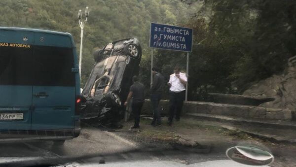 Авария на гумистинском мосту - Sputnik Абхазия