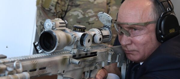 Президент РФ В. Путин посетил парк Патриот - Sputnik Абхазия