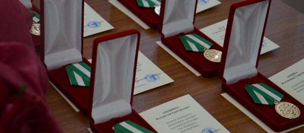 Торжественное собрание ветеранов Отечественной войны народа Абхазии 1992-1993 годов - Sputnik Абхазия