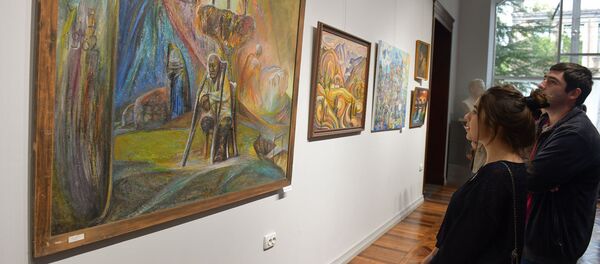 Война и мир в искусстве абхазских художников Война и мир в искусстве абхазских художников - Sputnik Абхазия