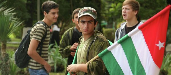 Акция Путь наших героев - Sputnik Аҧсны