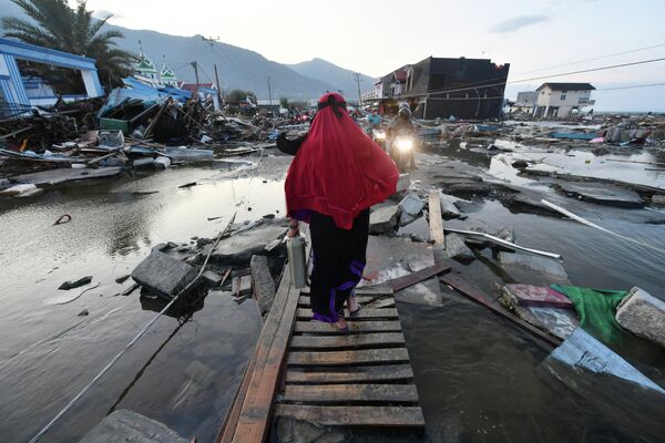 Последствия цунами в Индонезии - Sputnik Абхазия