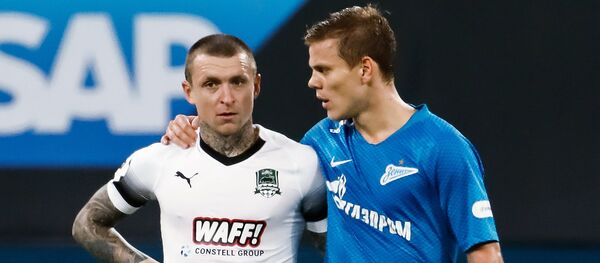 Футбол. РПЛ. Матч Зенит - Краснодар Футбол. РПЛ. Матч Зенит - Краснодар - Sputnik Абхазия