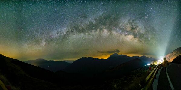 Млечный путь с горы Хехуан в Тайване - Sputnik Абхазия