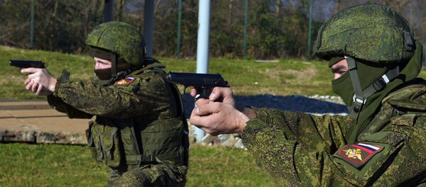 Учения снайперов ВС РФ в Гудауте - Sputnik Абхазия