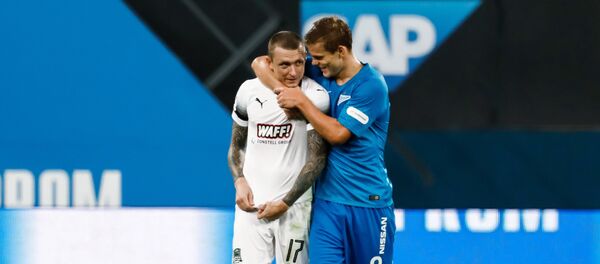 Футбол. РПЛ. Матч Зенит - Краснодар Футбол. РПЛ. Матч Зенит - Краснодар - Sputnik Абхазия