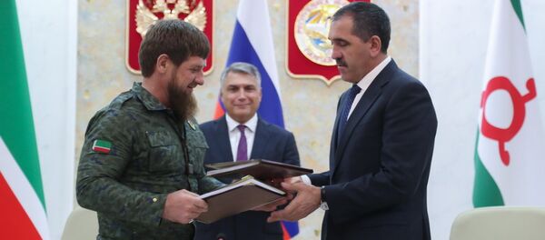 Подписание соглашения о границе Подписание соглашения о границе - Sputnik Абхазия