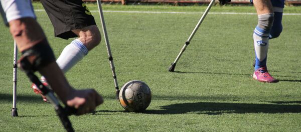 Международный турнир по мини-футболу среди инвалидов-ампутантов Международный турнир по мини-футболу среди инвалидов-ампутантов - Sputnik Абхазия