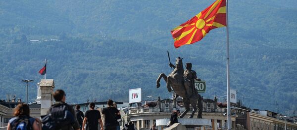 Памятник «Воин на коне» города Скопье Памятник «Воин на коне» города Скопье - Sputnik Абхазия