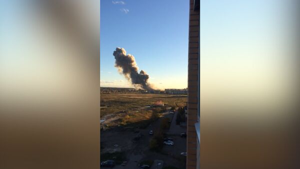 Видео с места взрыва на заводе под Петербургом - Sputnik Абхазия