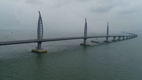 В Китае открыли самый длинный морской мост в мире - Sputnik Абхазия
