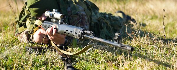Российские снайперы ЮВО в Абхазии Российские снайперы ЮВО в Абхазии - Sputnik Абхазия