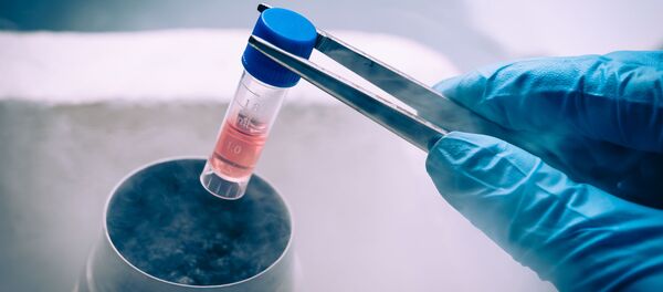 Медик во время работы со стволовыми клетками - Sputnik Абхазия