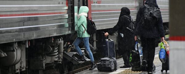 Ситуация на железнодорожной станции Горячий Ключ в Краснодарском крае - Sputnik Абхазия