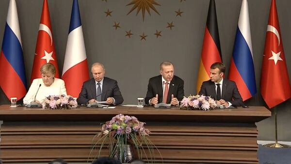 LIVE: Встреча лидеров России, Турции, Франции и Германии - Sputnik Абхазия