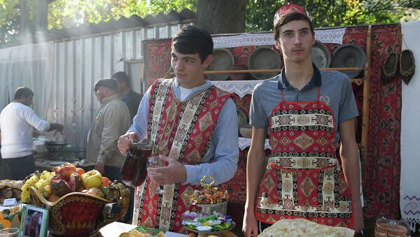 Армянский праздник Амшен в селе Махадыр. 1 ноября 2018. - Sputnik Абхазия