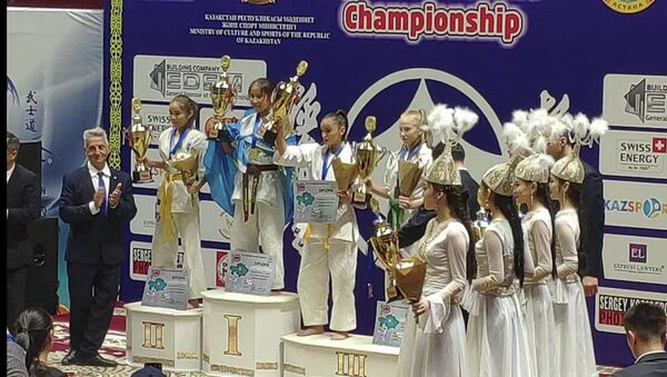 Второй чемпионат мира по каратэ кекусинкай в Астане - Sputnik Аҧсны