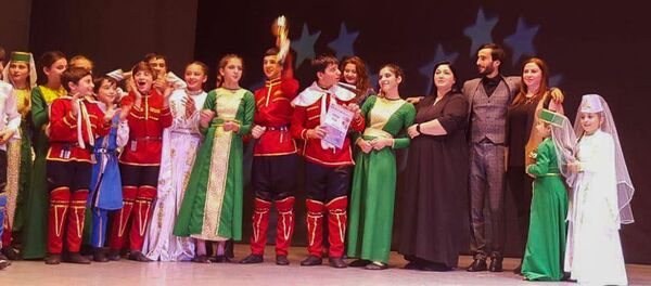 Ансамбль Абжьыуаа на Международном фестивале талантов и даровании Богатство России в Пятигорске Ансамбль Абжьыуаа на Международном фестивале талантов и даровании Богатство России в Пятигорске - Sputnik Абхазия