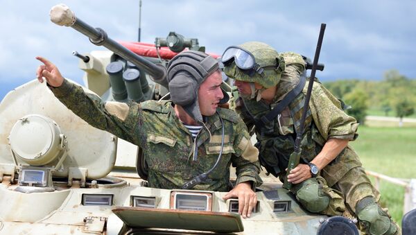 Тактические учения на российской военной базе в Абхазии - Sputnik Аҧсны