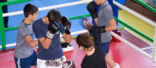 Занятия по тайскому боксу Занятия по тайскому боксу - Sputnik Абхазия
