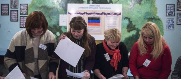 Выборы в Донецкой народной республике Выборы в Донецкой народной республике - Sputnik Аҧсны