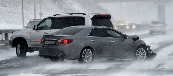 Последствия снежного циклона. Архивное фото Последствия снежного циклона. Архивное фото - Sputnik Абхазия