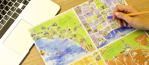 Карта Абхазии Карта Абхазии - Sputnik Абхазия