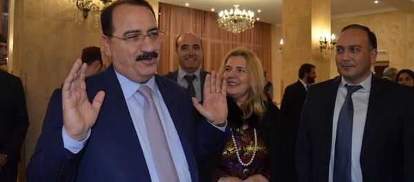 Чрезвычайный и полномочный посол Сирии в России Риад Хаддад посетил ярмарку II Туристического форума VISIT APSNY во вторник 20 ноября - Sputnik Абхазия