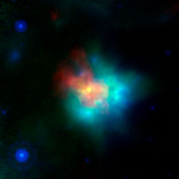 Остатки сверхновой G54.1 + 0.3 снятые космический телескопом NASA Spitzer - Sputnik Абхазия