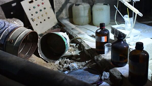 Химлаборатория боевиков в сирийском городе Дума - Sputnik Абхазия