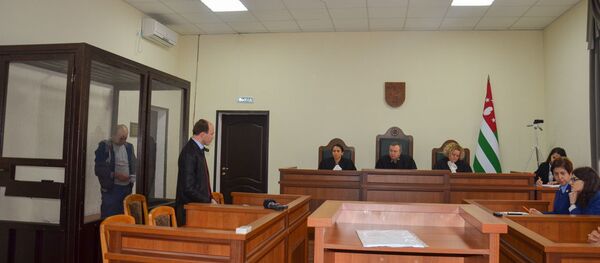 Заседание суда по делу Адлейба Заседание суда по делу Адлейба - Sputnik Абхазия