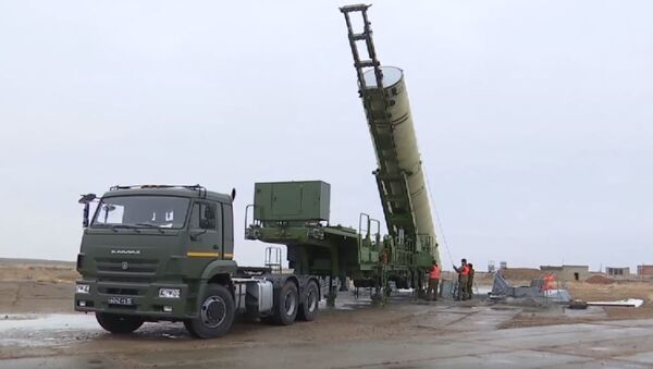 Испытательный пуск модернизированной ракеты российской системы ПРО на полигоне Сары-Шаган - Sputnik Абхазия