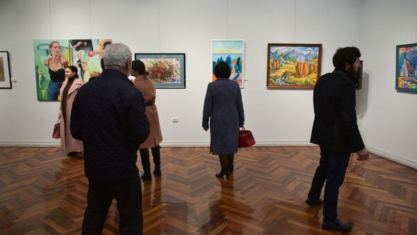 Выставка Лучший художник года в Центральном выставочном зале 4 декабря 2018 года - Sputnik Абхазия