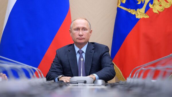 Президент РФ В. Путин - Sputnik Аҧсны