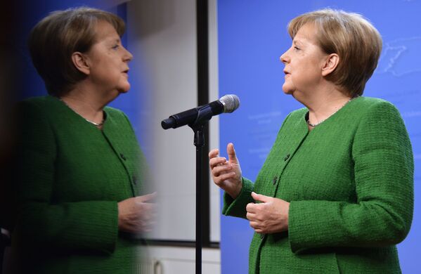 Канцлер Германии Ангела Меркель во время саммита ЕС в Брюсселе - Sputnik Абхазия