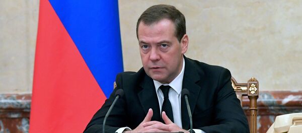Премьер-министр РФ Д. Медведев провел заседание правительства РФ Премьер-министр РФ Д. Медведев провел заседание правительства РФ - Sputnik Абхазия