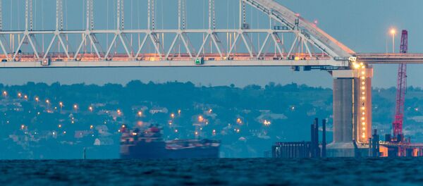 Крымский мост через Керченский пролив. - Sputnik Аҧсны