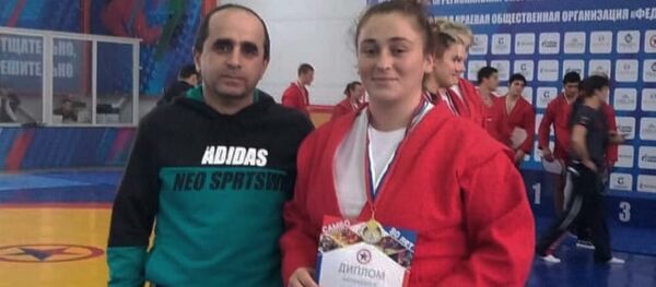 Абхазская самбистка Ирэна Адлейба  - Sputnik Абхазия