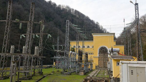 Открытие сухумской ГЭС после капитального ремонта  - Sputnik Абхазия
