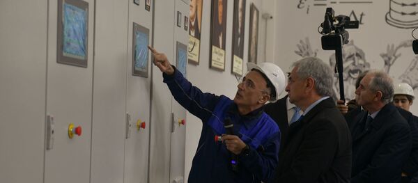 Открытие сухумской ГЭС после капитального ремонта Открытие сухумской ГЭС после капитального ремонта - Sputnik Абхазия