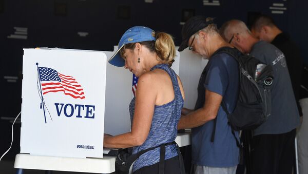 Голосование на выборах в Калифорнии, архивное фото - Sputnik Абхазия
