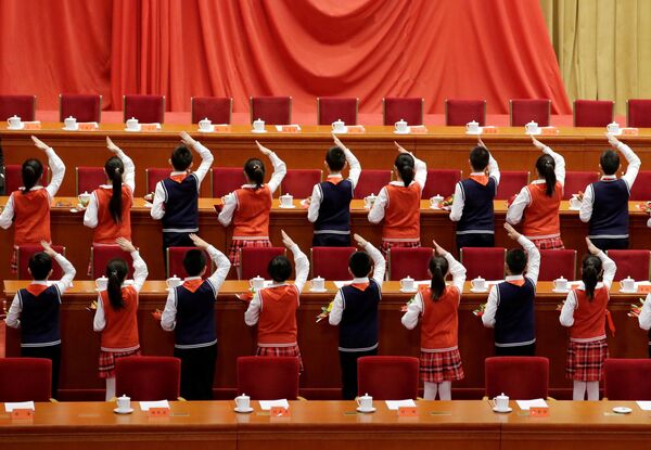 Студентческие мероприятия, посвященные 40-й годовщине политики реформ и открытости в Доме народных собраний в Пекине - Sputnik Абхазия