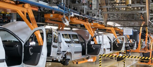 Презентация новой Lada Granta  на заводе «АвтоВАЗ» в Тольятти Презентация новой Lada Granta  на заводе «АвтоВАЗ» в Тольятти - Sputnik Абхазия