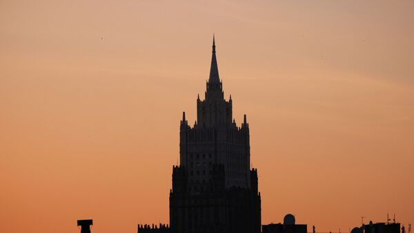 Высотное здание министерства иностранных дел РФ. - Sputnik Абхазия