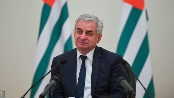 Итоговая пресс-конференция президента Абхазии Рауля Хаджимба - Sputnik Абхазия