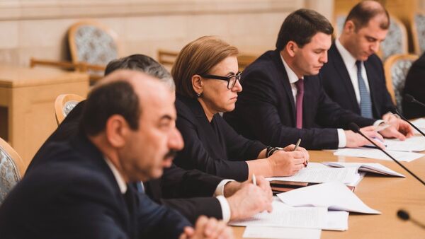 Заседание Межправительственной комиссии по социально-экономическому сотрудничеству между Российской Федерацией и Республикой Абхазия. - Sputnik Абхазия