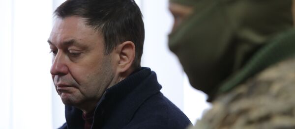 Заседание суда по делу журналиста К. Вышинского в Херсоне Заседание суда по делу журналиста К. Вышинского в Херсоне - Sputnik Абхазия