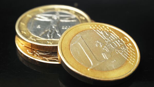Монета номиналом один евро - Sputnik Абхазия